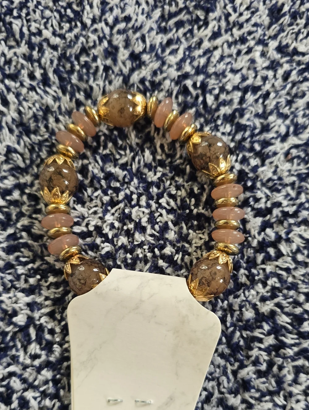 Lot of 6 Beaded Stretch Bracelets